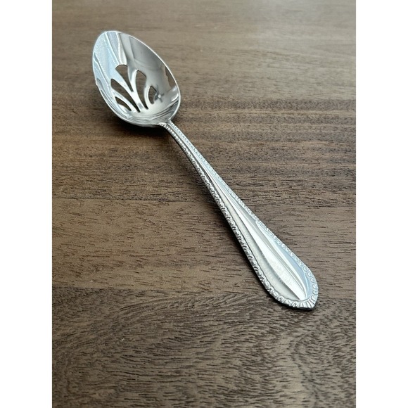 Reed & Barton Other - Reed & Barton Englefield Large Pierced Serving Spoon Stainless Glossy 8.75"